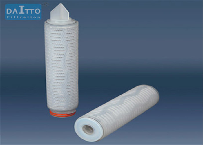 Bottled Water Activated Carbon Filter Cartridge , Water Filter Cartridges High Dirt Holding Capacity
