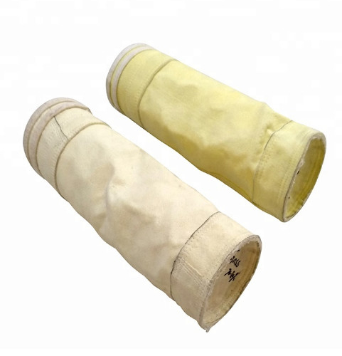 Fiberglass Mix Pps Industrial Dust Collector Bags Custom Length / Diameter