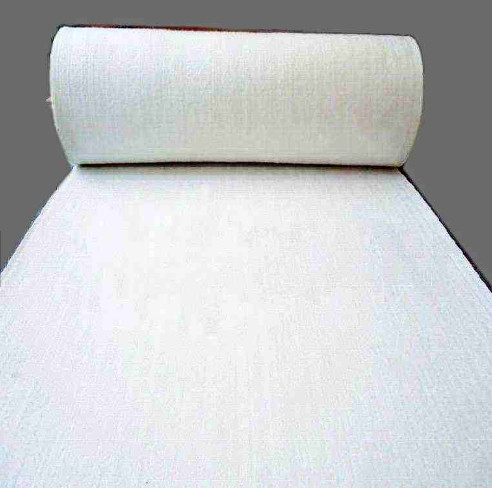 Mineral Processing Polyester Needle Felt / Anti Static Filter Cloth White Color