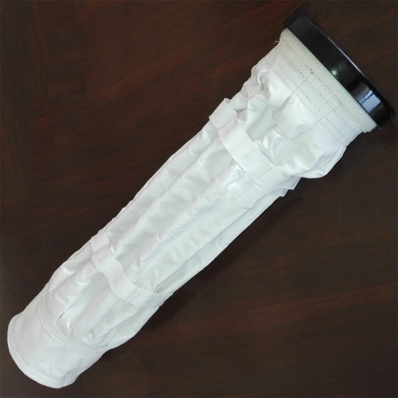100% PTFE Sacchetto filtro a piatto impermeabile Alcalino Resistenza alla polvere sacchetti filtri raccoglitori